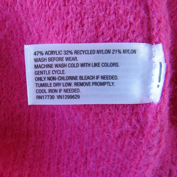 Target Art Class Girls Mock Neck Pullover Top Hot Magenta Pink Sweater Size M7/8 - Picture 6 of 9